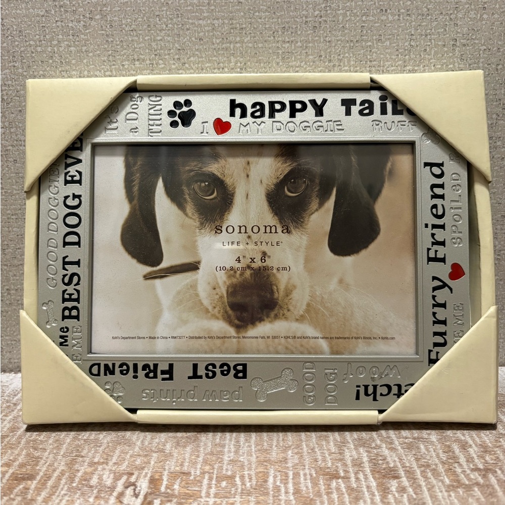 Sonoma Dog Picture Frame NEW